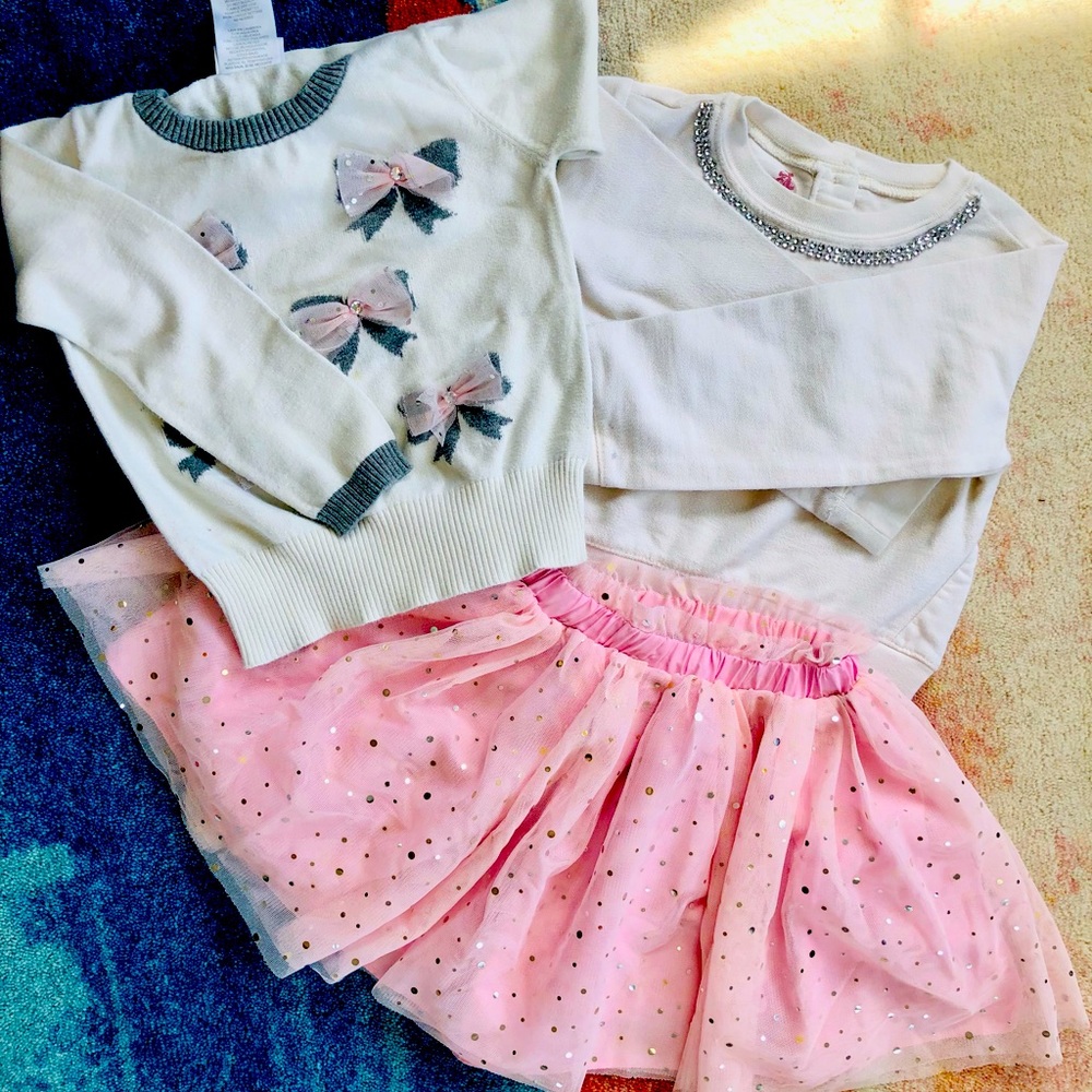 EUC tulle skirt set size 5